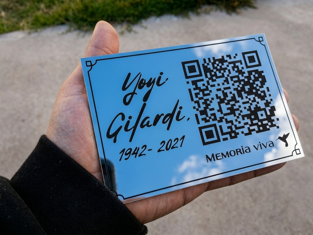 Placa Memoria Viva diseño 2